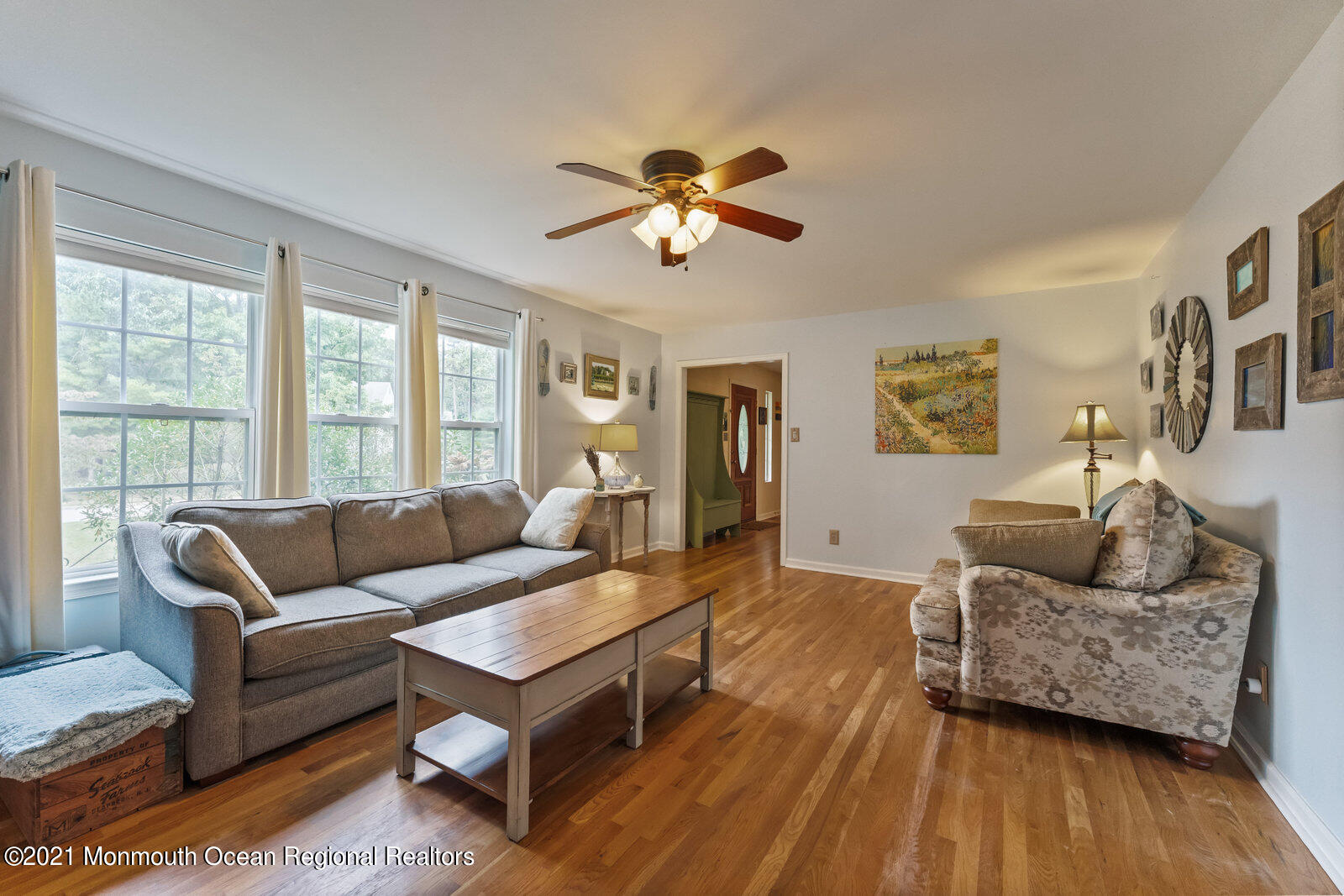 210 North Success Road Cream Ridge, NJ 08514 - Photo 8 of 50 a living room with furniture and a wooden floor