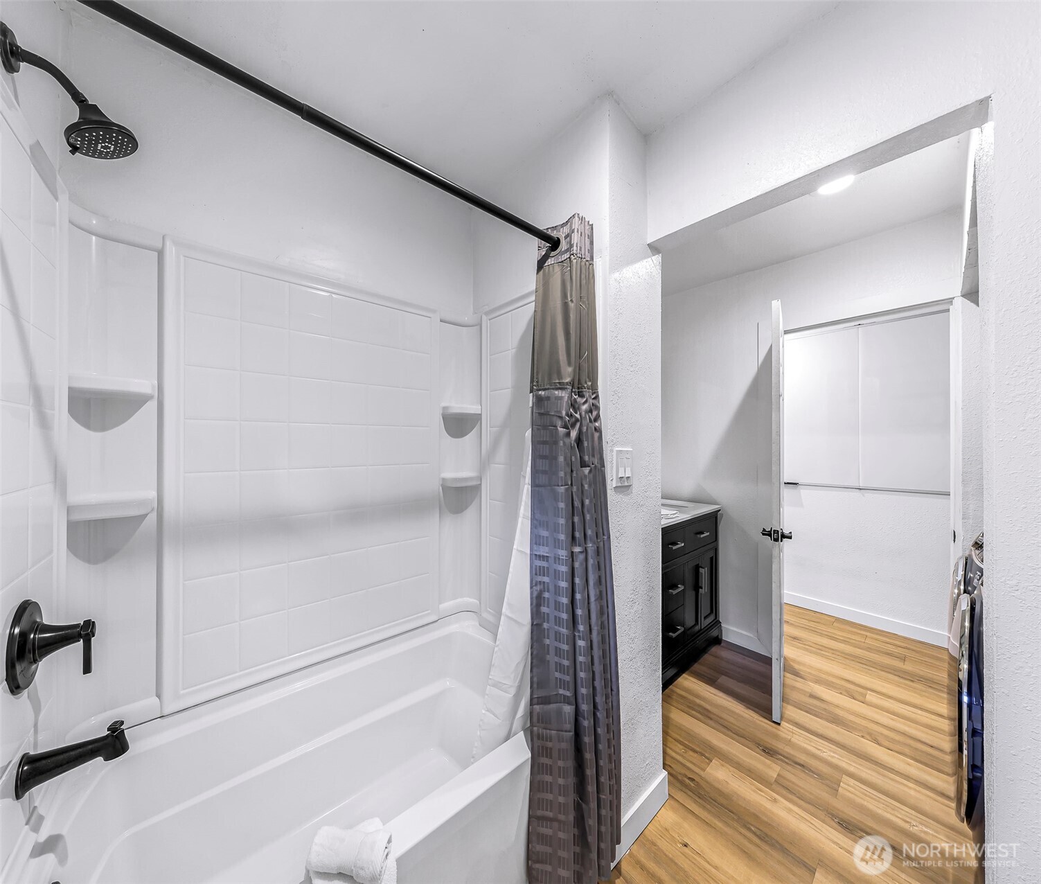 4104 Loomis Trail Road Blaine, WA 98230 - Photo 28 of 40 a bathroom with a bathtub and a shower