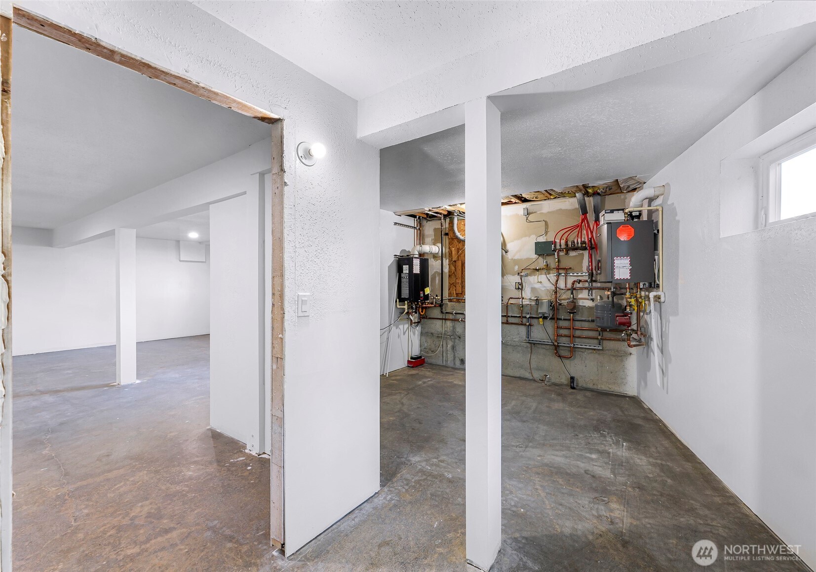 4104 Loomis Trail Road Blaine, WA 98230 - Photo 35 of 40 a view of a hallway with closet and a living room