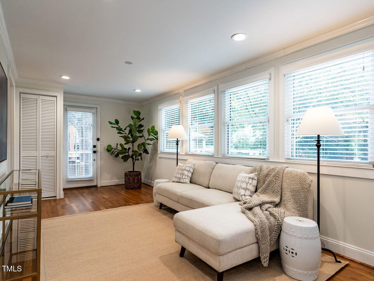 1510 Hanover Street Raleigh, NC 27608 - Photo 17 of 22 a living room with furniture and a large window