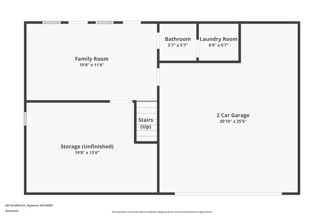$360,000 | 607 Bradford Court, Raymore, MO 64083
