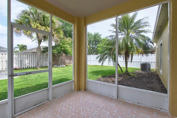 a view of backyard from window
