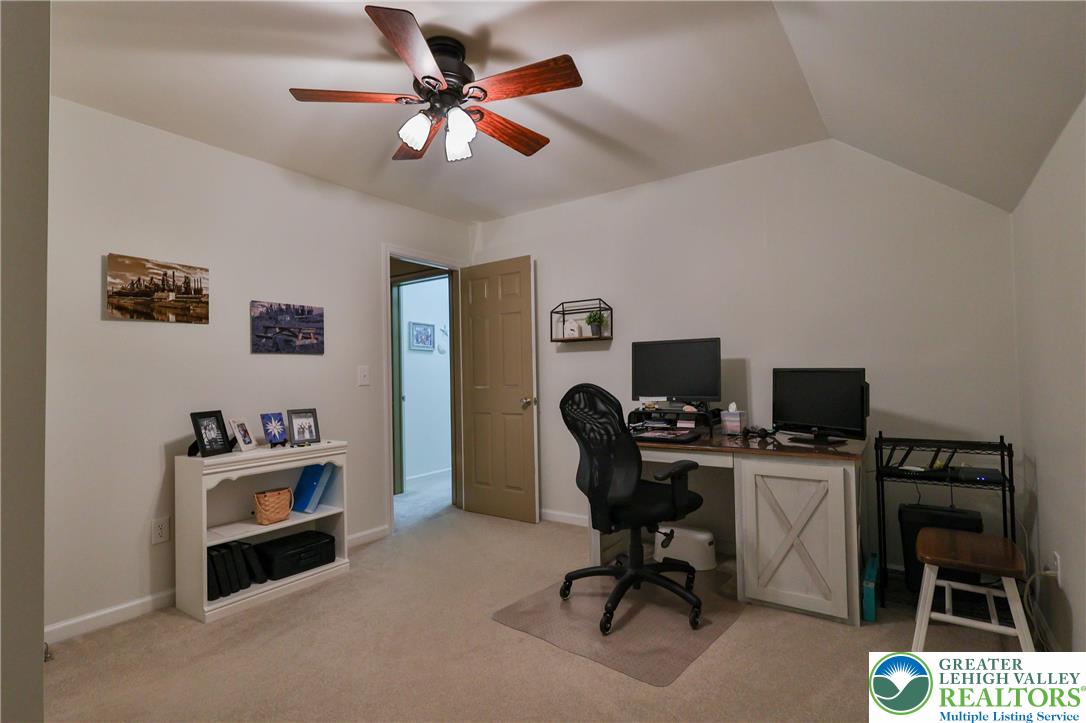 2053 Alice Drive Bethlehem, PA 18015 - Photo 18 of 31 a view of a workspace with furniture and a ceiling fan