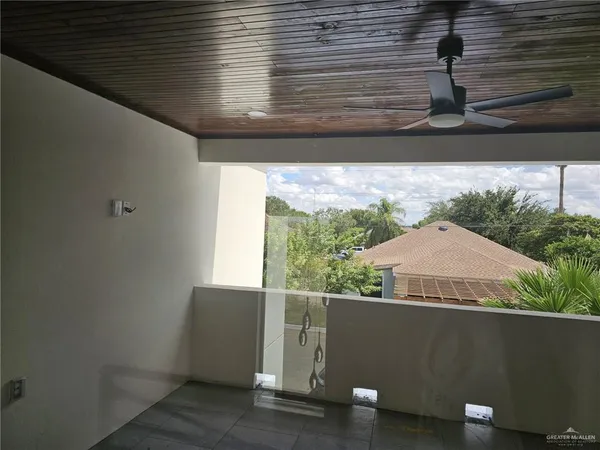 a view of balcony
