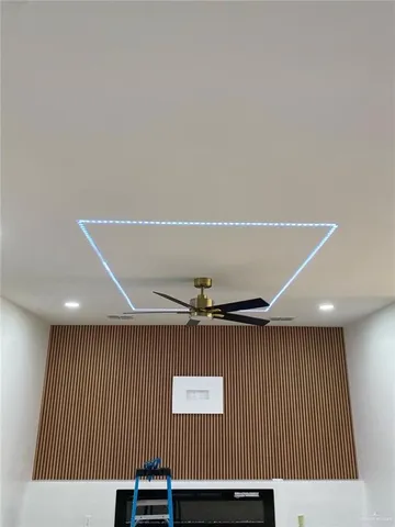 a view of a hallway with elevator