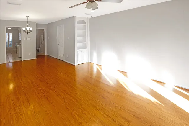 a view of empty room