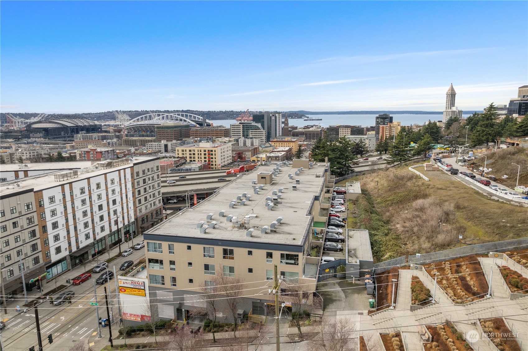 321 10th Avenue South, Unit 508 Seattle, WA 98104 - Photo 26 of 26 a view of a city with tall buildings