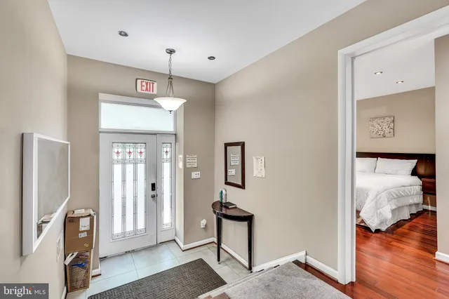 a close view of a utility room with utility room