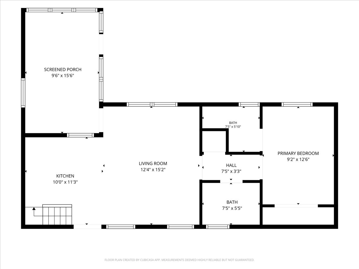 1705 Makinson Road West Point, TX 78963 - Photo 39 of 40 A detailed floor plan reveals the thoughtful layout of this inviting residence, featuring a screened porch and primary bedroom.