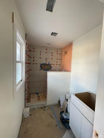 a room with storage and utility