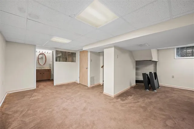 a view of a walk in closet