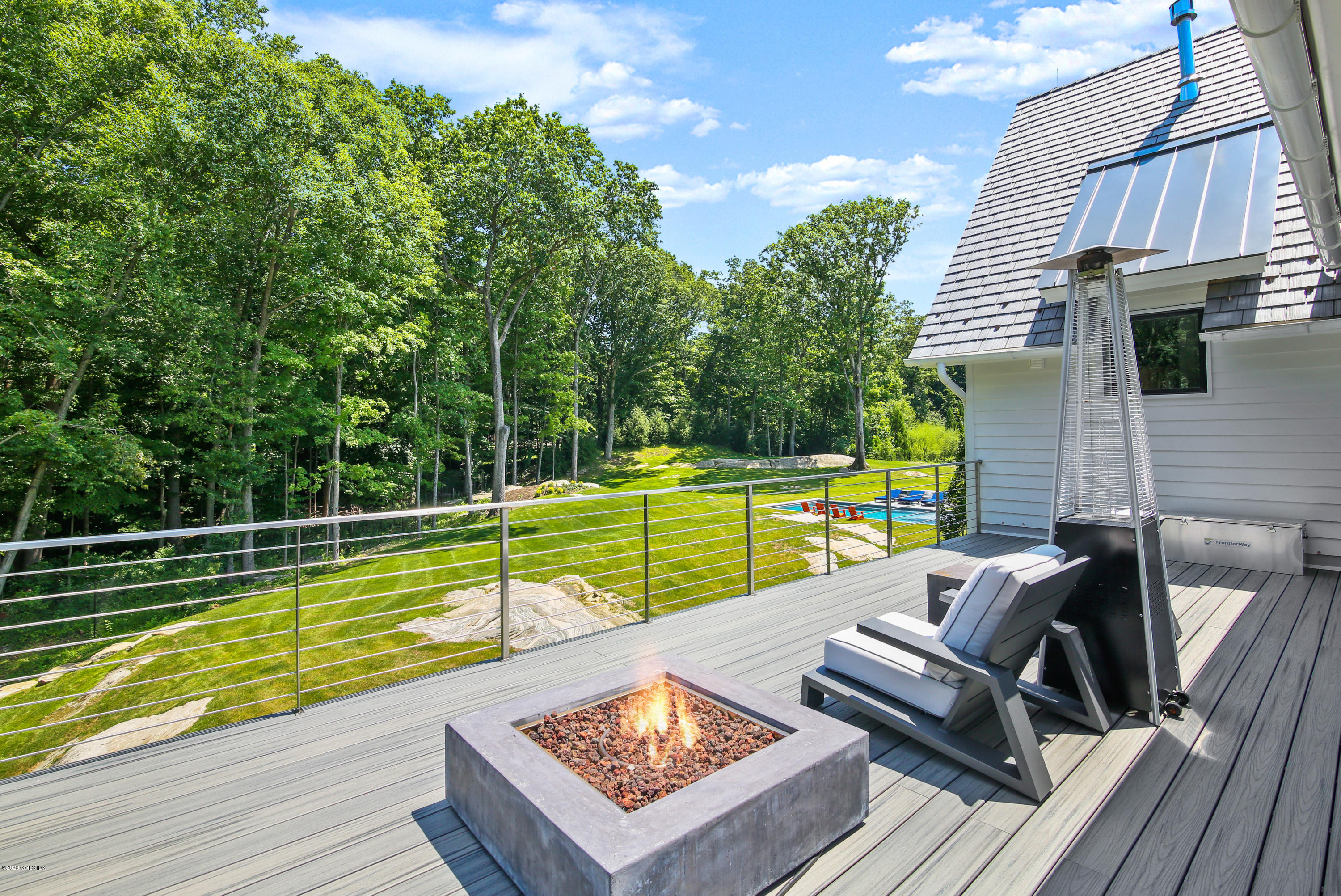 24 Thunder Mountain Road Greenwich, CT 06831 - Photo 26 of 41 Master Balcony with Firebox