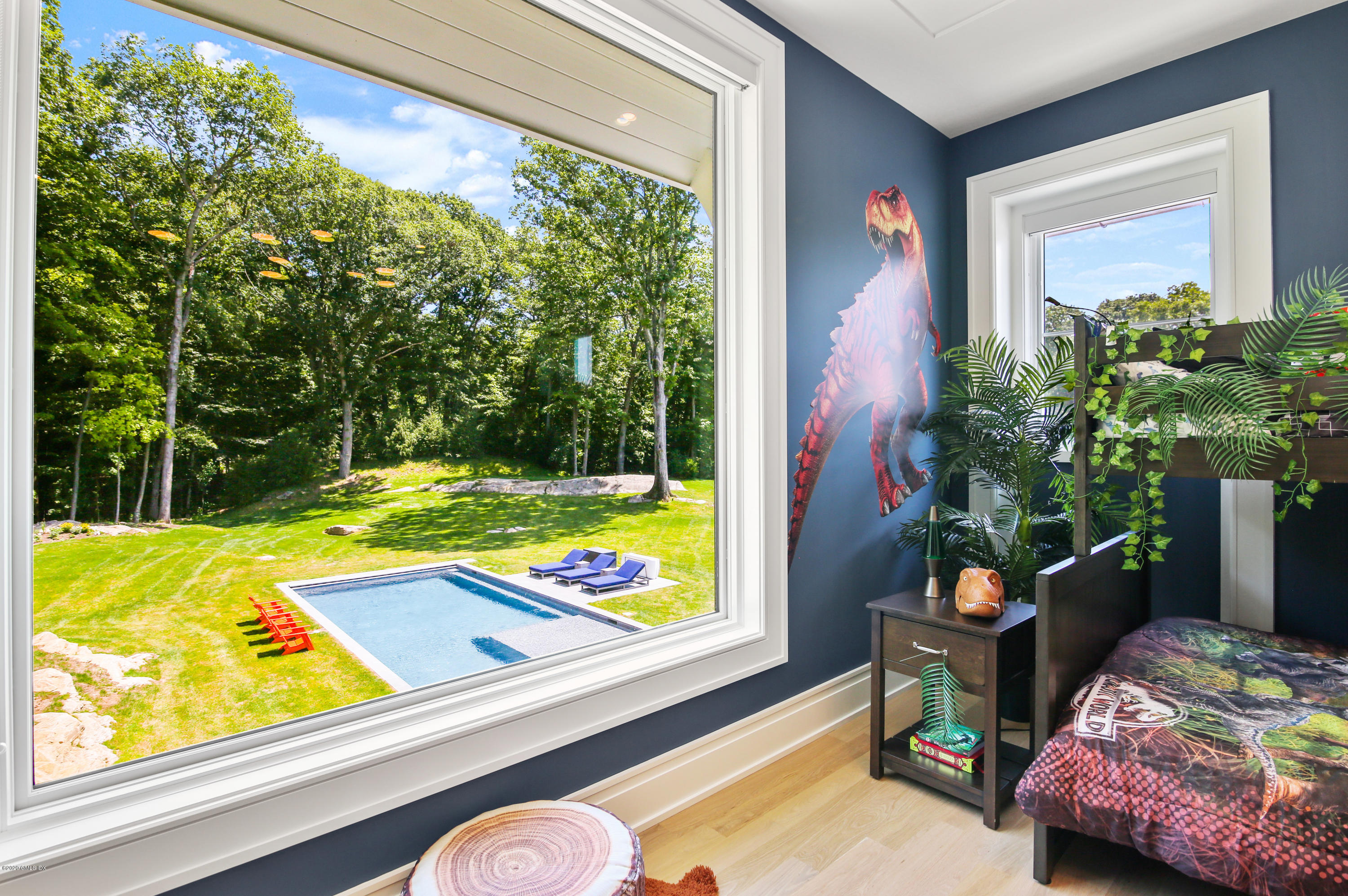 24 Thunder Mountain Road Greenwich, CT 06831 - Photo 28 of 41 Ensuite Bedroom with Pool views