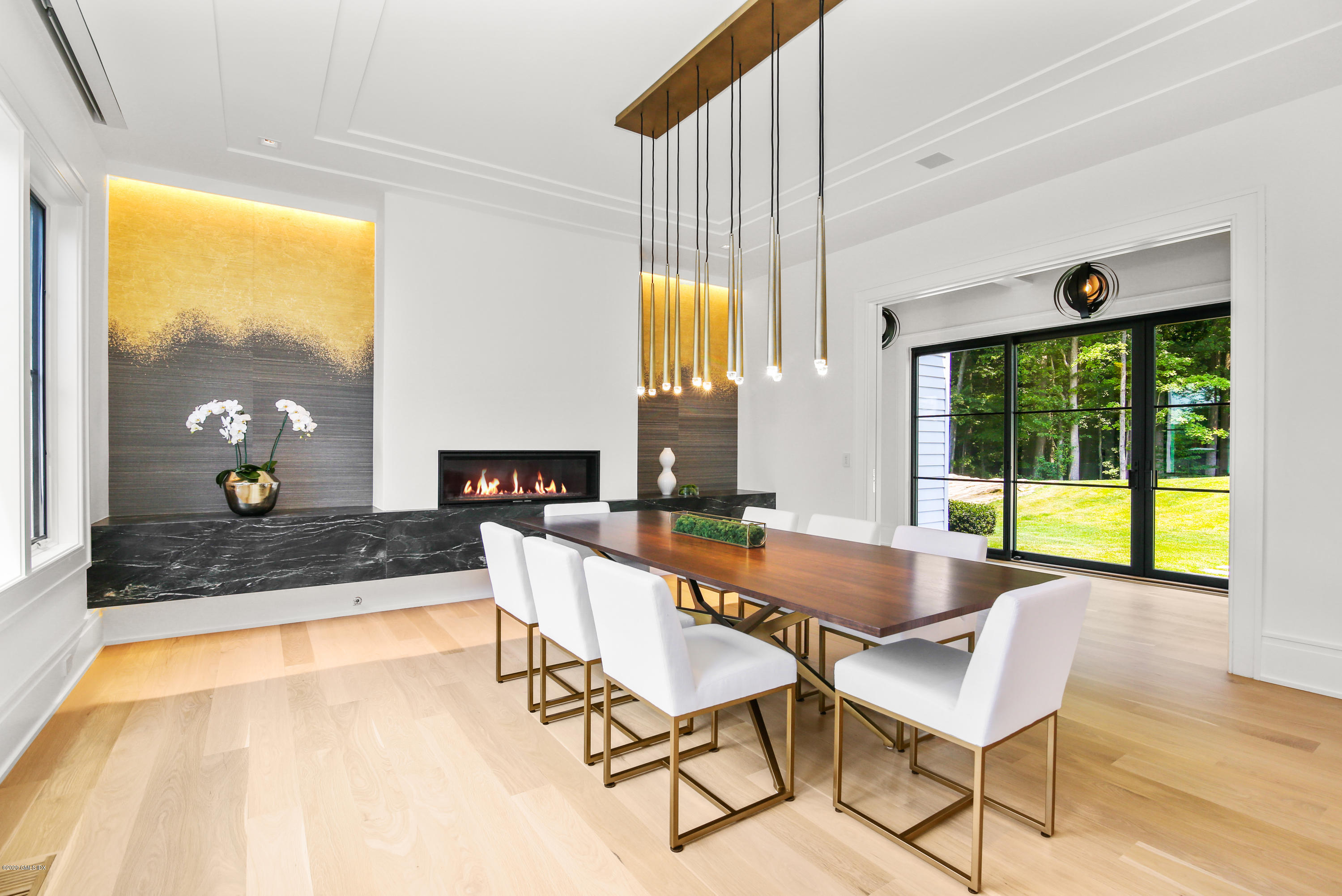 24 Thunder Mountain Road Greenwich, CT 06831 - Photo 8 of 41 Stunning Dining Room with Gas Fireplace