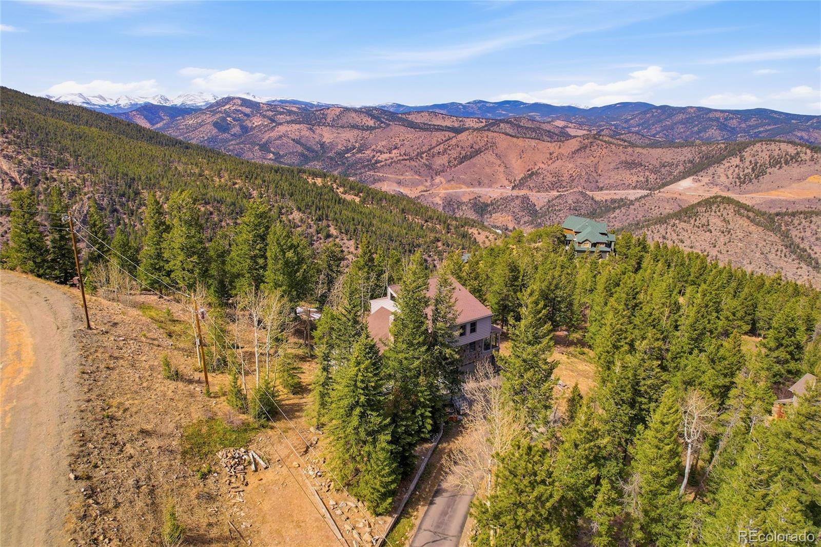 2080 Santa Fe Mountain Road Evergreen, CO 80439 - Photo 39 of 49 a view of a city with a lake