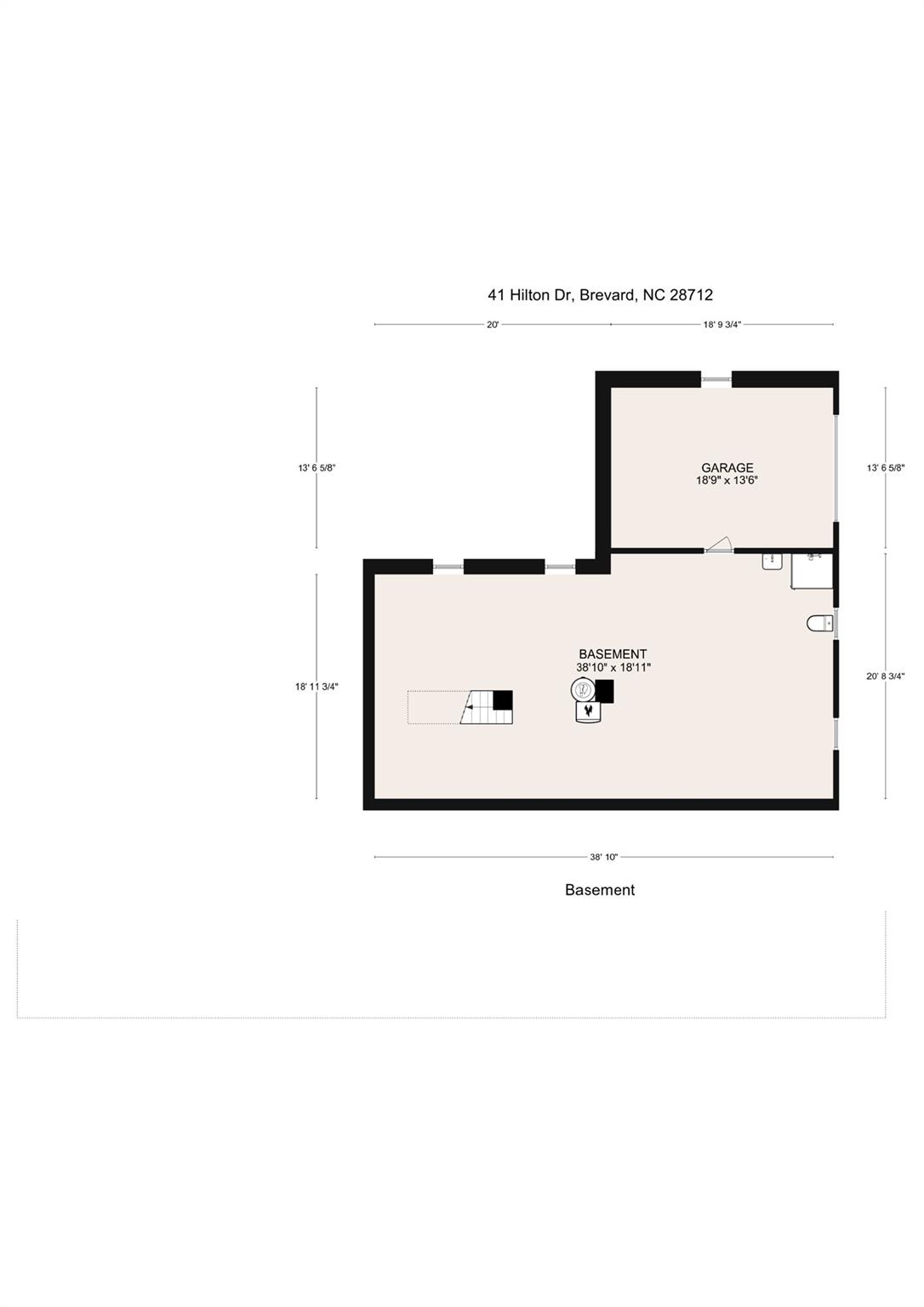 41 Hilton Drive Brevard, NC 28712 - Photo 31 of 32 a picture of floor plan
