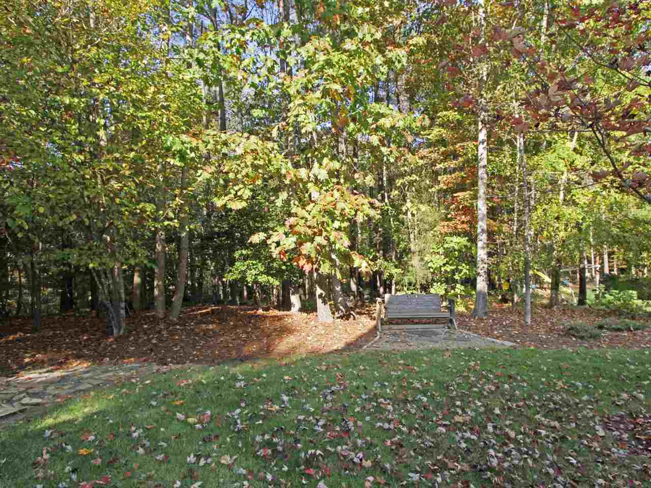 7220 Sparhawk Road Wake Forest, NC 27587 - Photo 22 of 25 Mature Hardwood Trees offer Additional Privacy Yard