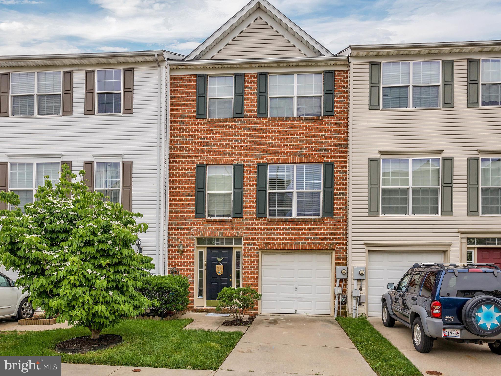 612 Wild Hunt Road Frederick, MD 21703 - Photo 1 of 24 Lovely Brick Townhome w/ Garage