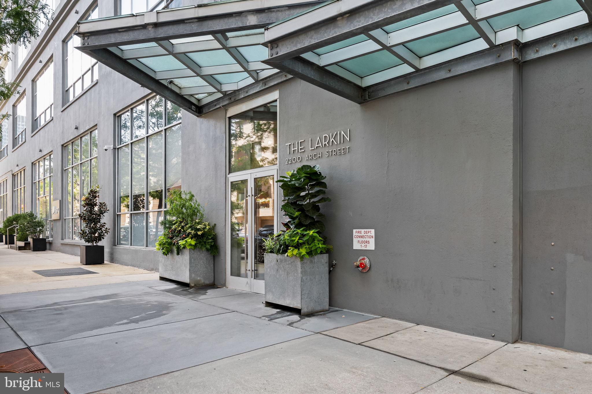 2200-28 Arch Street, Unit 612 Philadelphia, PA 19103 - Photo 5 of 43 a view of a house with potted plants