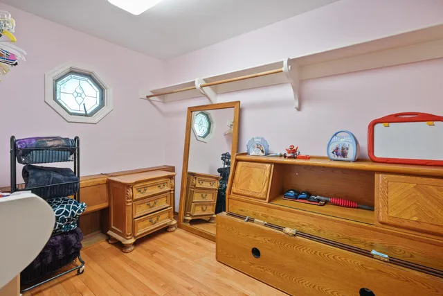 a room with storage and utility