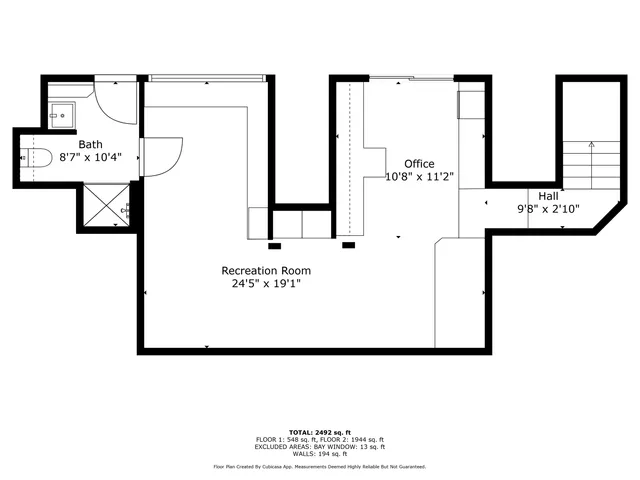 a picture of a floor plan