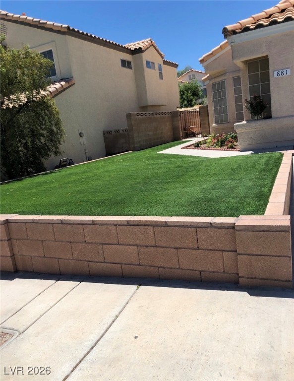 881 Brass Ring Road Las Vegas, NV 89123 - Photo 2 of 13 View of yard