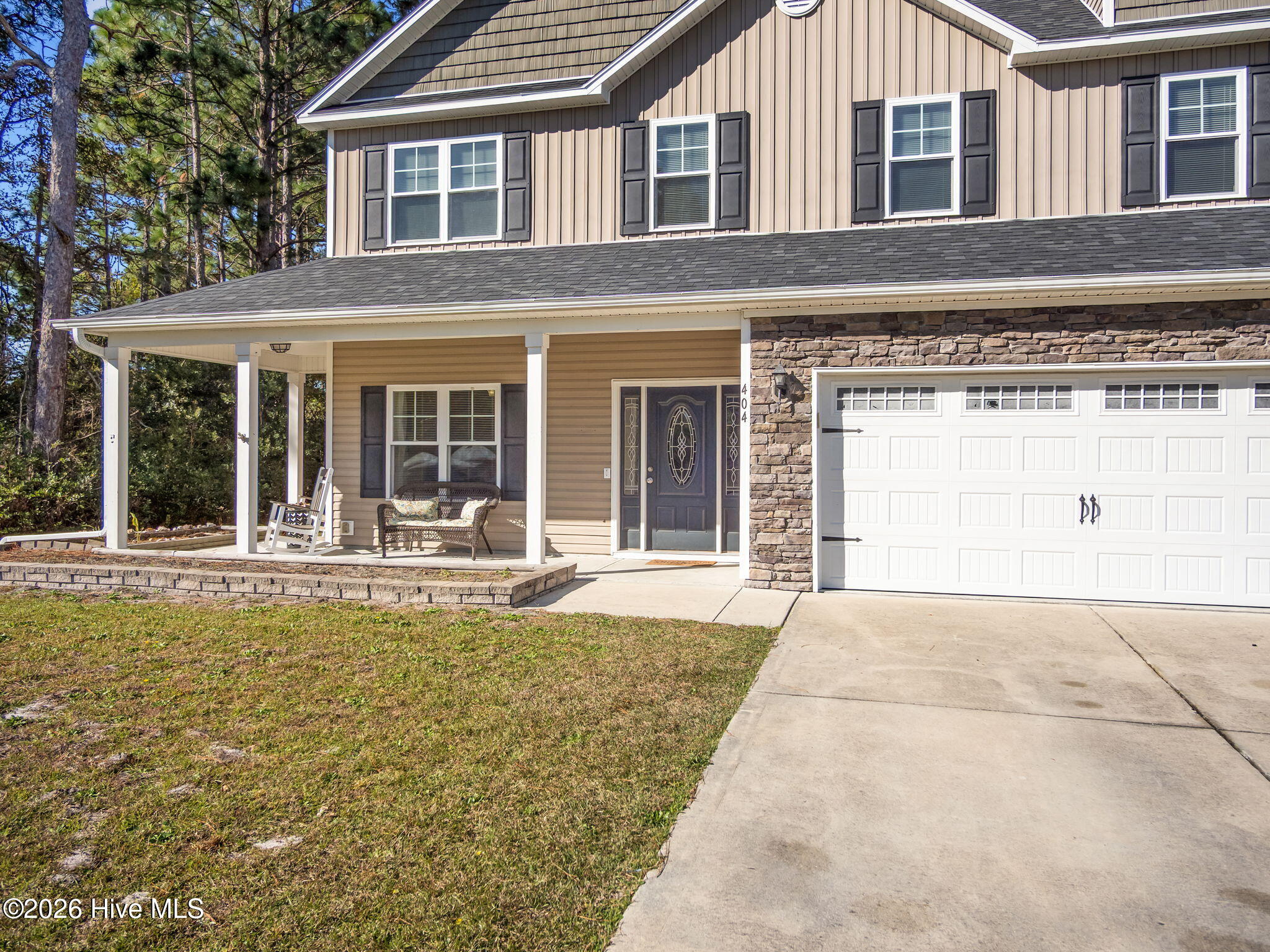 404 Kinroff Drive Hubert, NC 28539 - Photo 7 of 57 Covered Front Porch