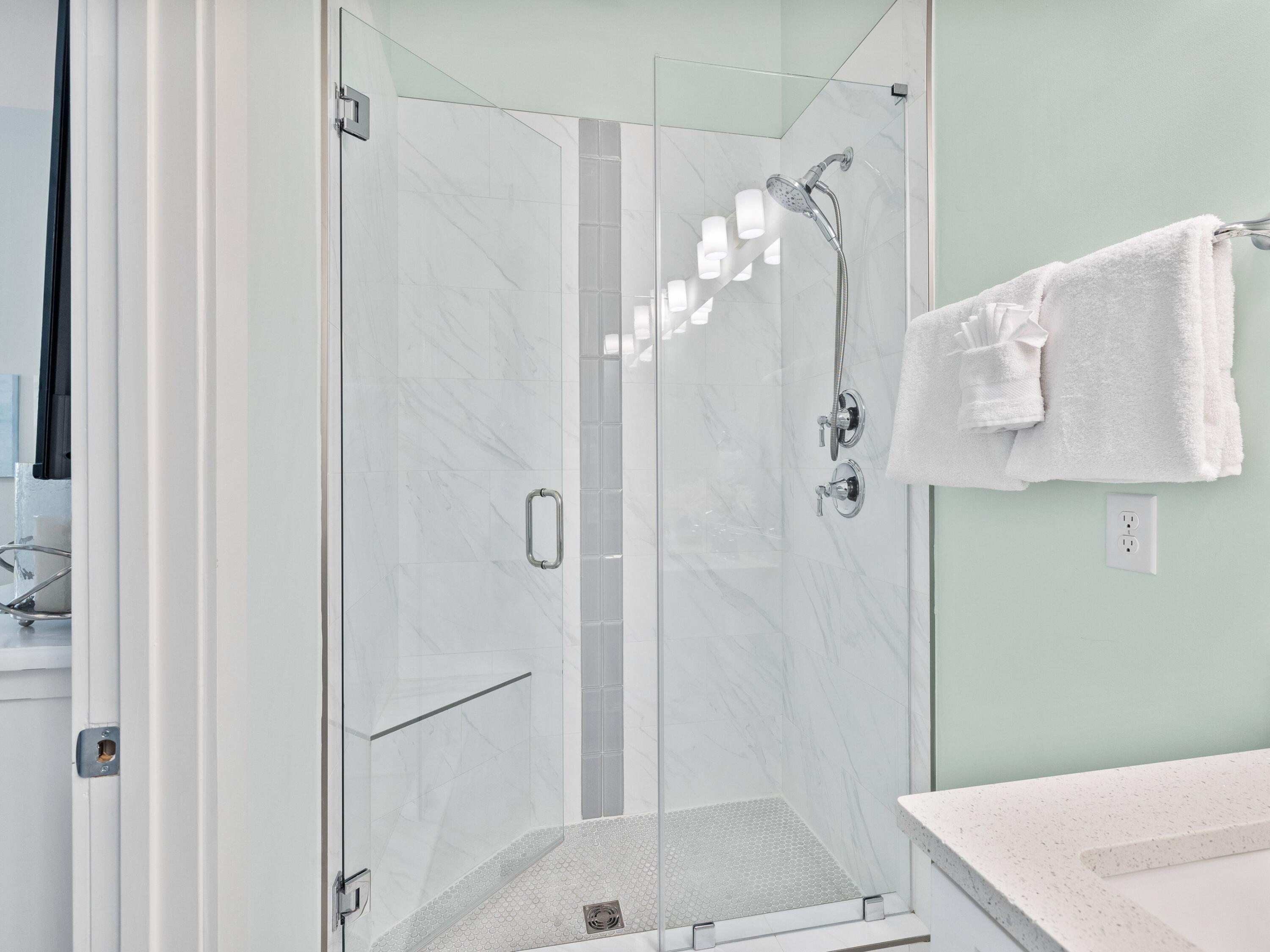 30 Serene Way Santa Rosa Beach, FL 32459 - Photo 15 of 34 a bathroom with a shower and a sink