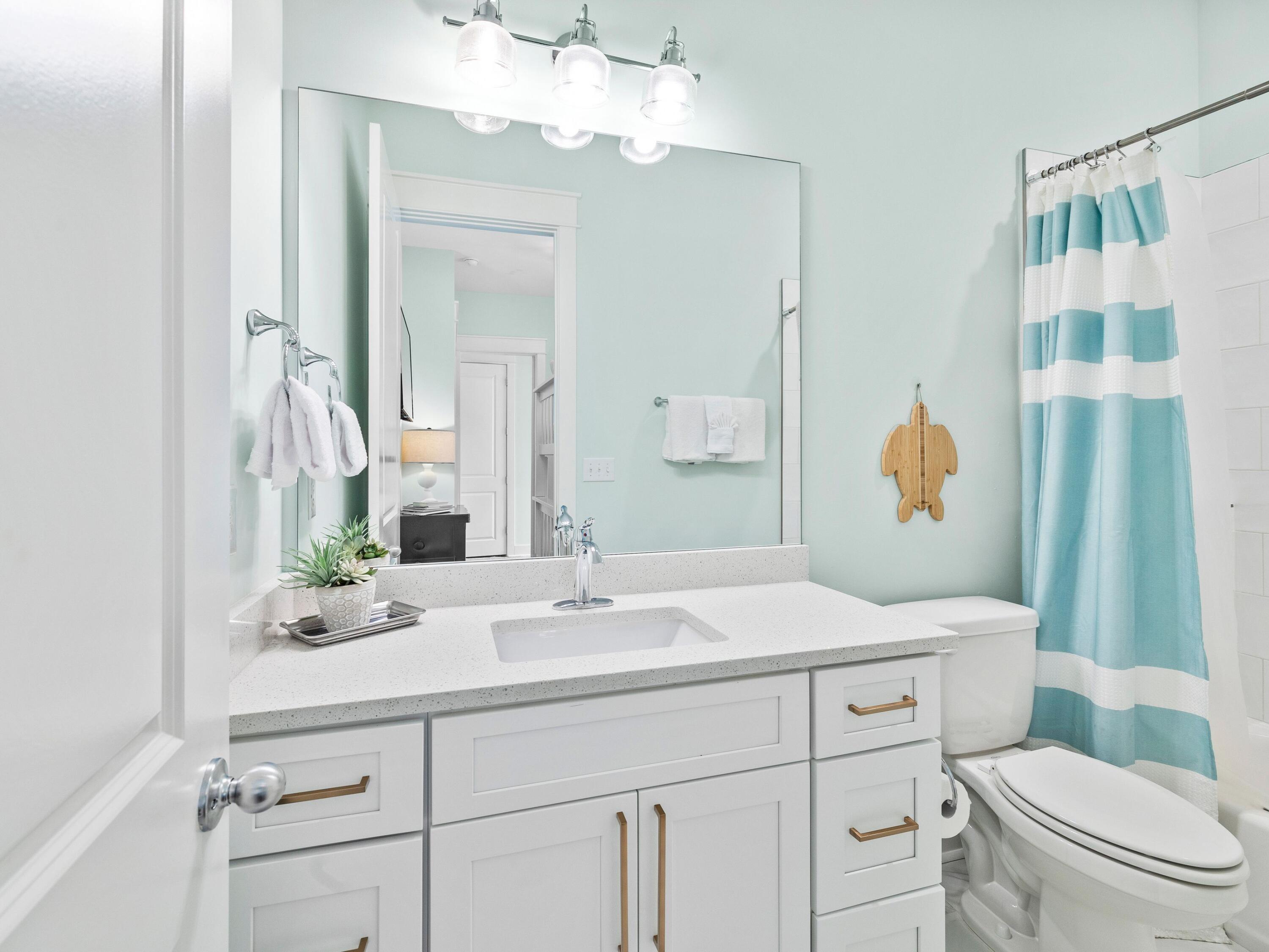30 Serene Way Santa Rosa Beach, FL 32459 - Photo 17 of 34 a bathroom with a sink a toilet and a mirror