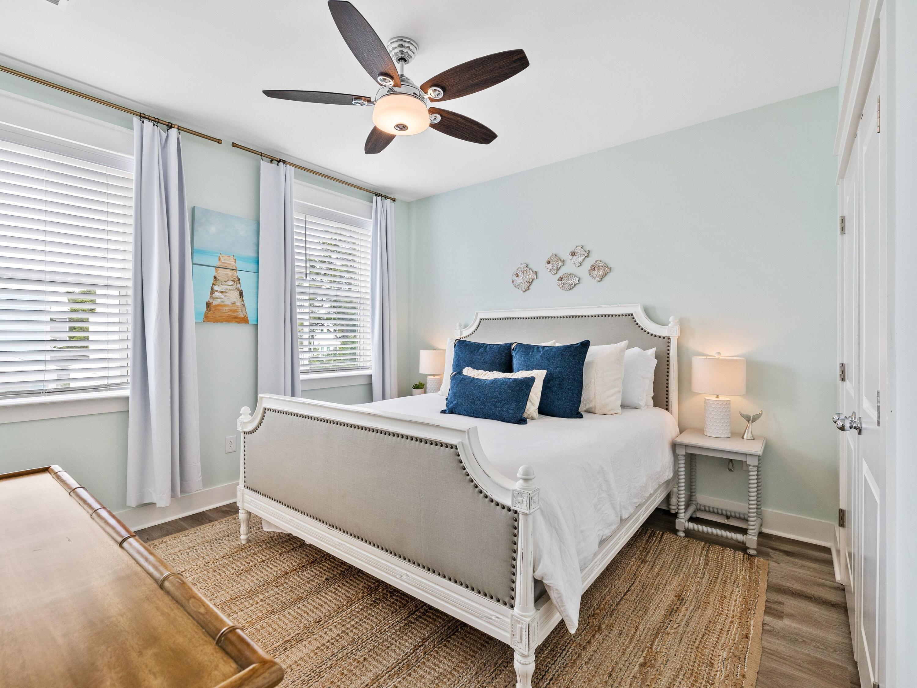 30 Serene Way Santa Rosa Beach, FL 32459 - Photo 22 of 34 a bedroom with a bed and a window