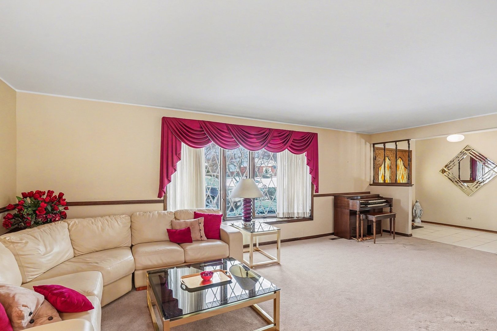 14550 Raneys Lane Orland Park, IL 60462 - Photo 2 of 27 a living room with furniture and a large window