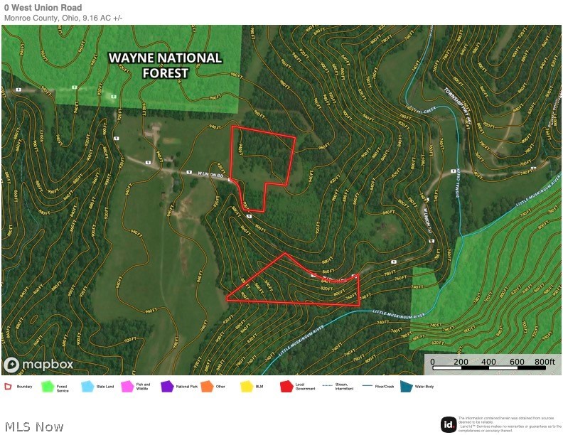 West Union Road Sardis, OH 43946 - Photo 18 of 18 Map