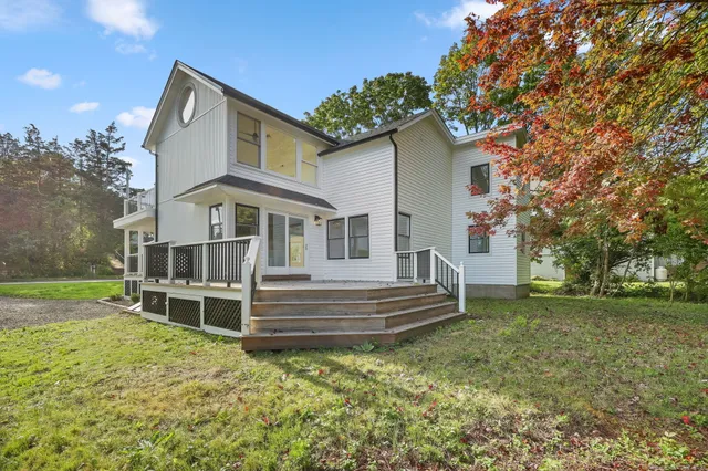 a view of porch with a garden