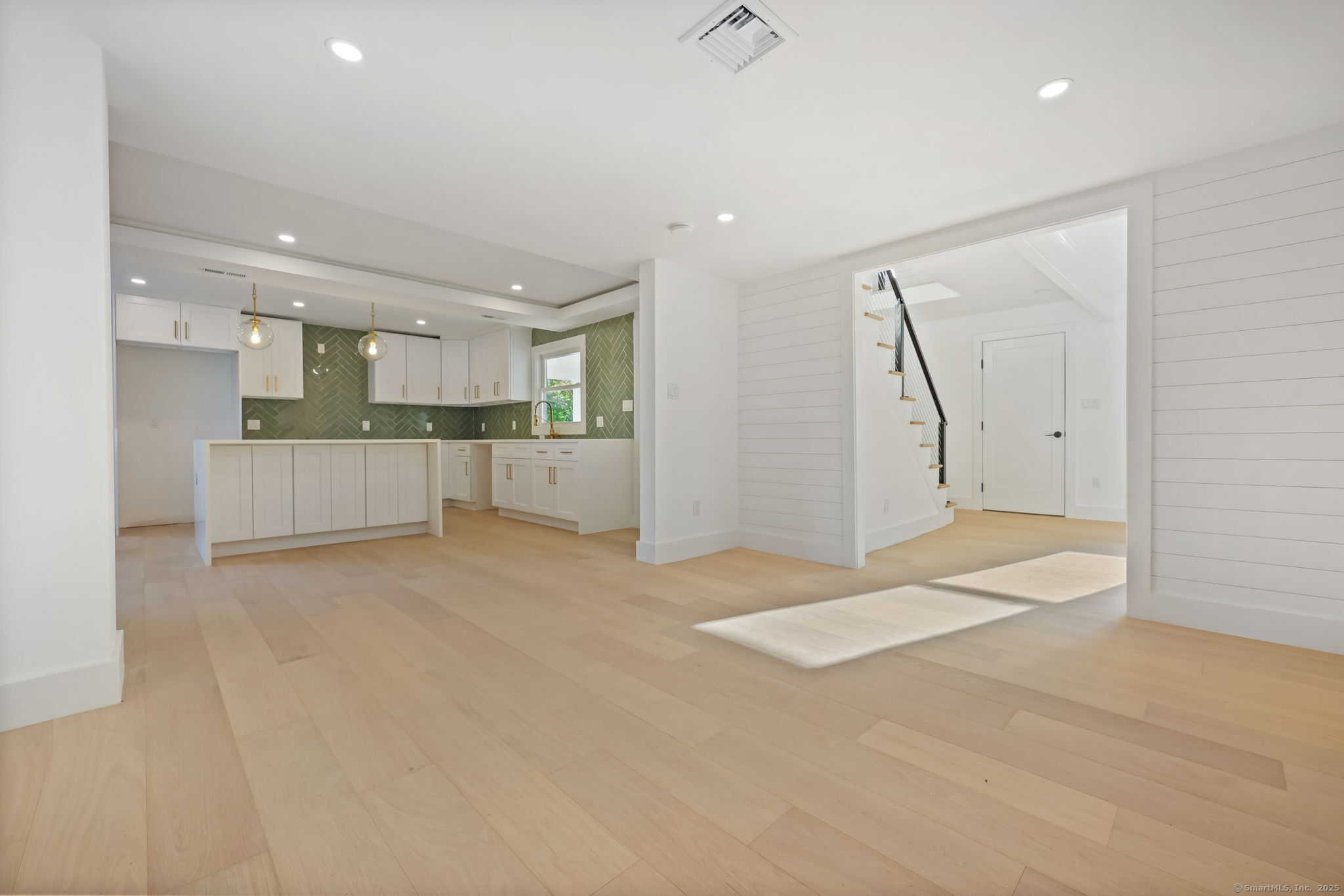 294 Thimble Island Road Branford, CT 06405 - Photo 6 of 39 a view of a kitchen with a refrigerator and a window