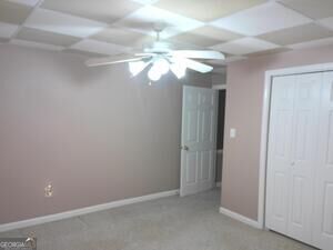Bedroom in basement