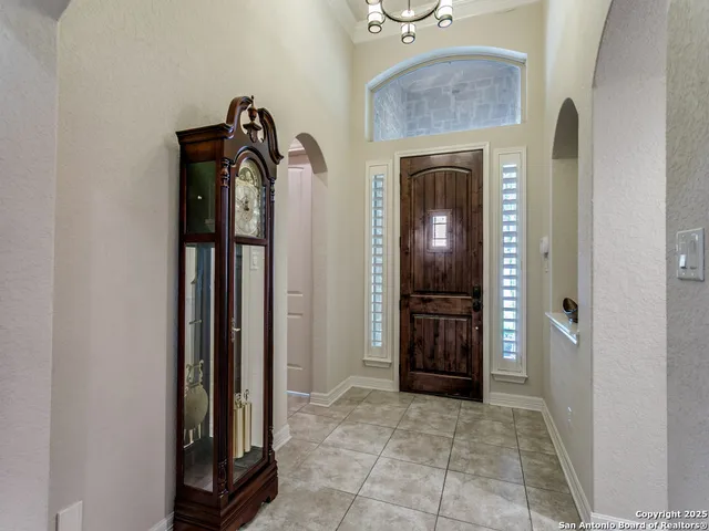a view of a entryway door of a house