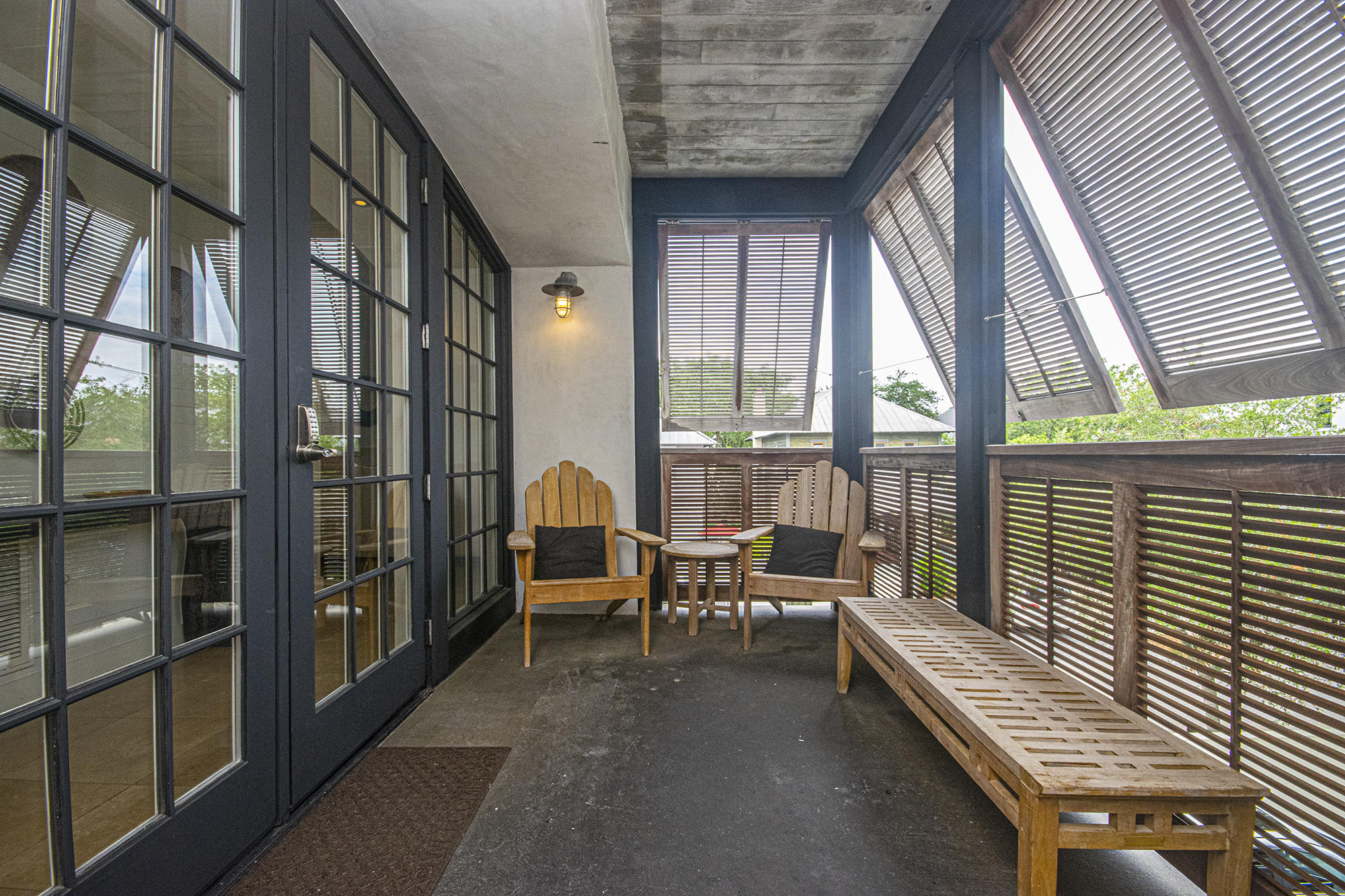 136 Georgetown Avenue, Unit 2E1 Rosemary Beach, FL 32461 - Photo 15 of 49 a view of living room with balcony and furniture