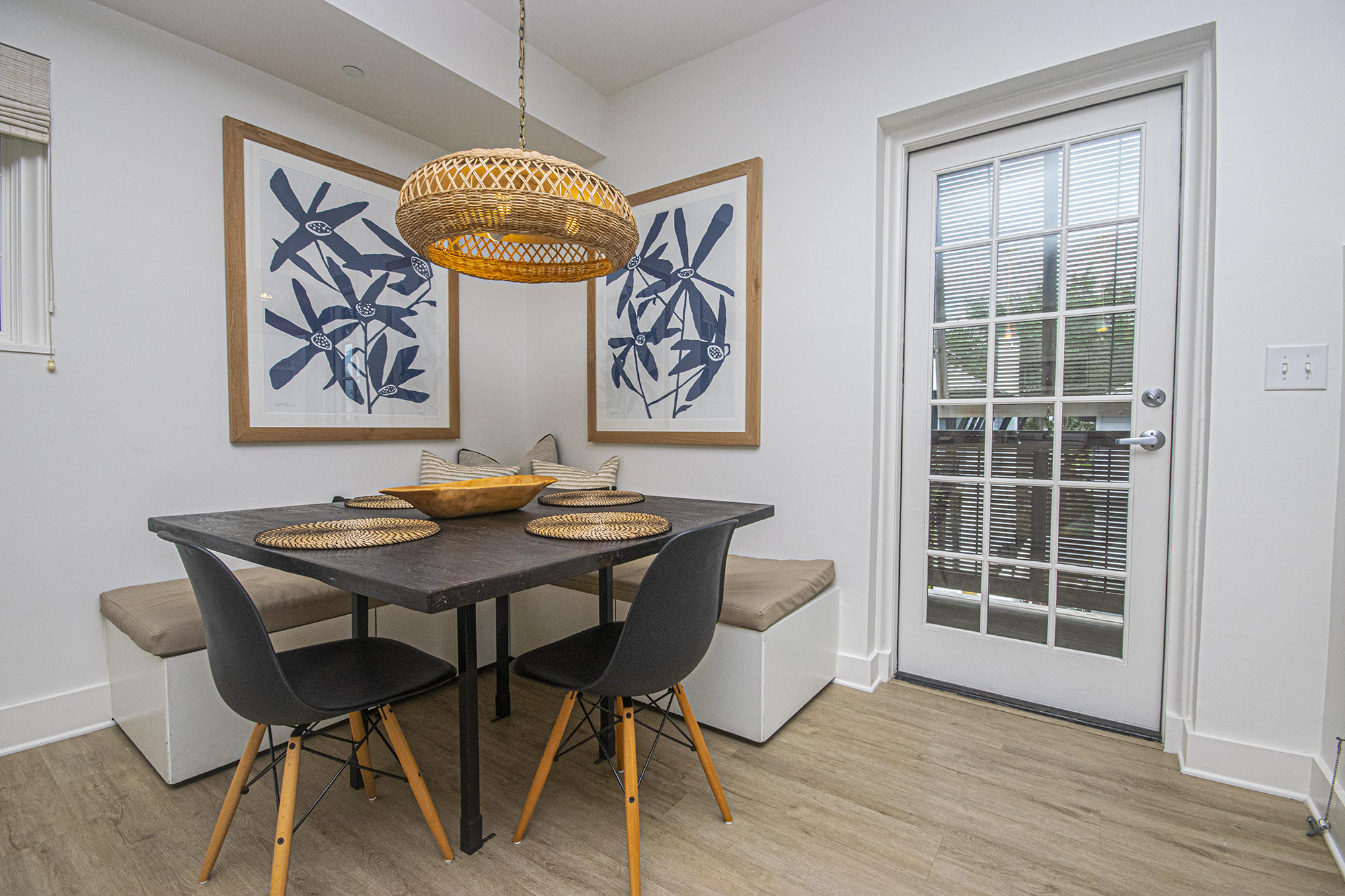 136 Georgetown Avenue, Unit 2E1 Rosemary Beach, FL 32461 - Photo 24 of 49 a view of a dining room with furniture and wooden floor