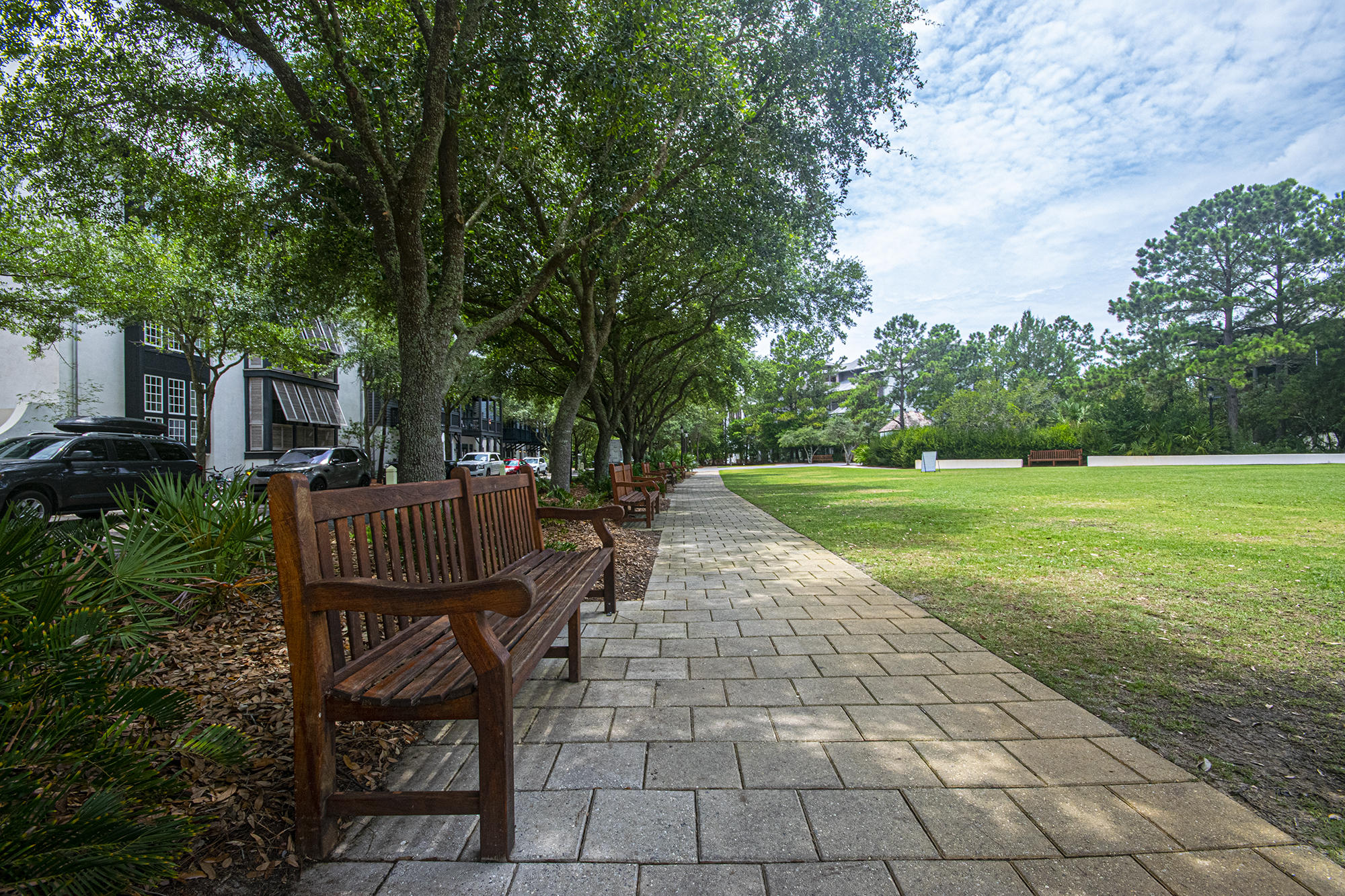 136 Georgetown Avenue, Unit 2E1 Rosemary Beach, FL 32461 - Photo 45 of 49 a view of backyard with seating space and trees