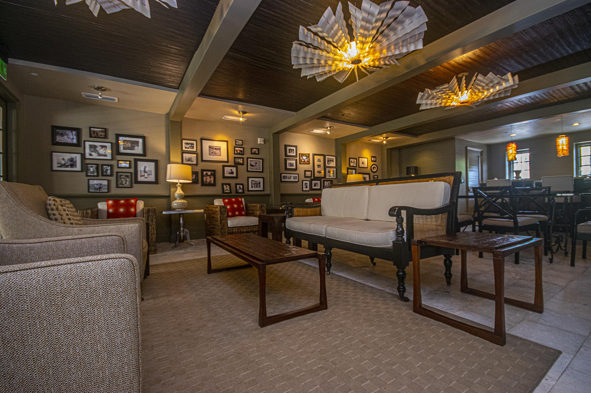 136 Georgetown Avenue, Unit 2E1 Rosemary Beach, FL 32461 - Photo 5 of 49 a living room with furniture and a chandelier