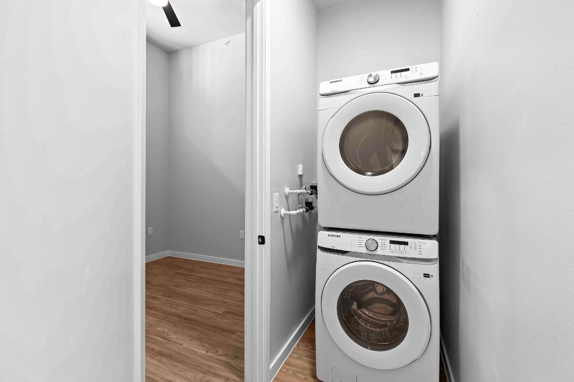 4510 Terry-O Lane, Unit 143 Austin, TX 78745 - Photo 8 of 20 a utility room with dryer and washer
