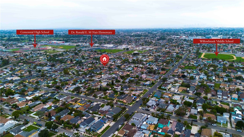 1301 West 132nd Street Compton, CA 90222 - Photo 3 of 17 Aerial view
(Digitally altered)