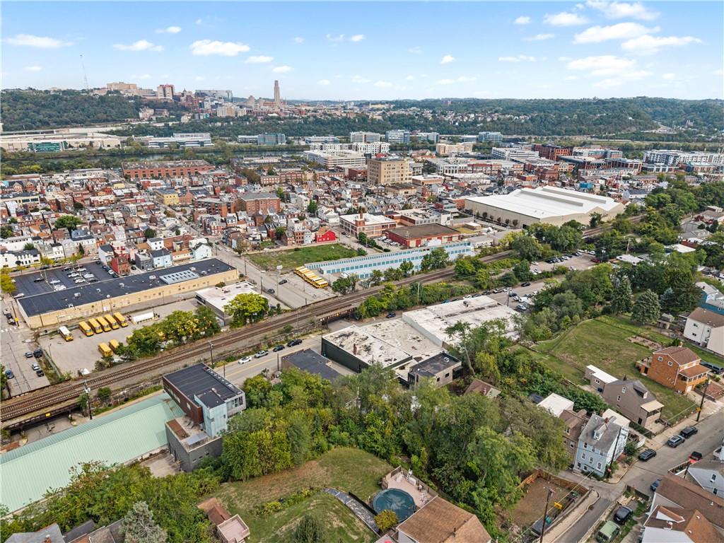 22 Eleanor Street Pittsburgh, PA 15203 - Photo 28 of 36 an aerial view of residential houses with outdoor space