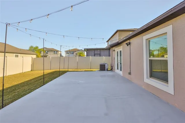 a picture of a bench in front of door