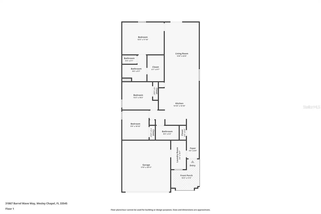 31867 Barrel Wave Way Wesley Chapel, FL 33545 - Photo 33 of 45 a picture of a bench in front of door