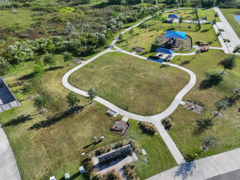 31867 Barrel Wave Way Wesley Chapel, FL 33545 - Photo 37 of 45 an aerial view of a house with outdoor space