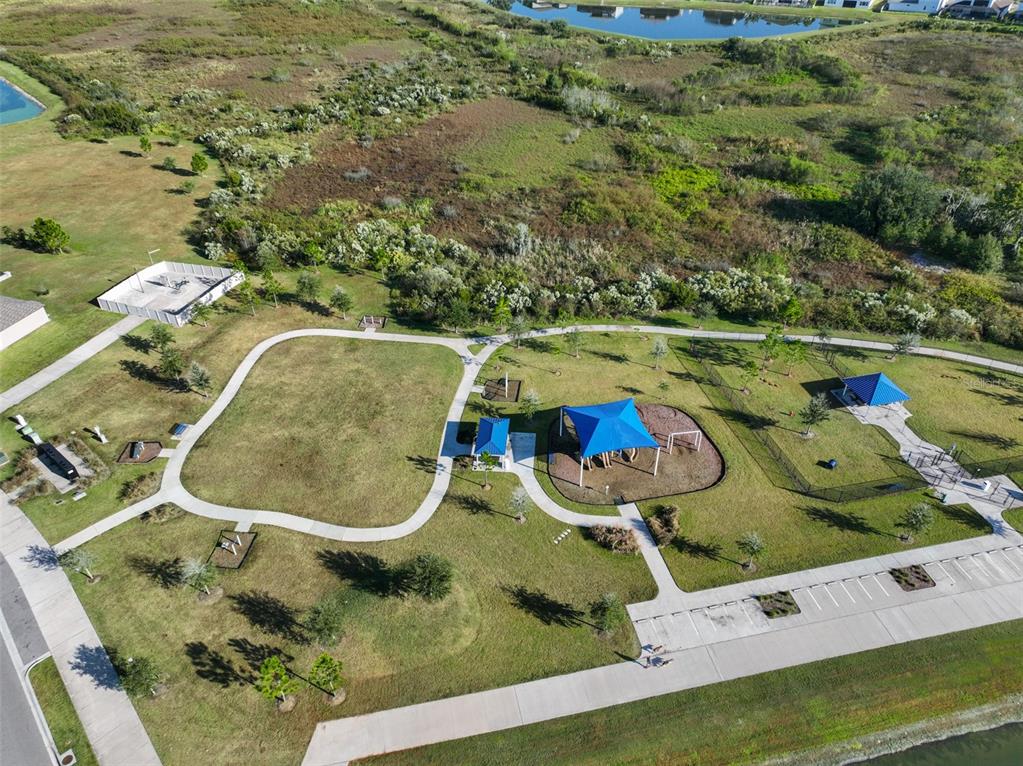 31867 Barrel Wave Way Wesley Chapel, FL 33545 - Photo 39 of 45 an aerial view of a house with outdoor space