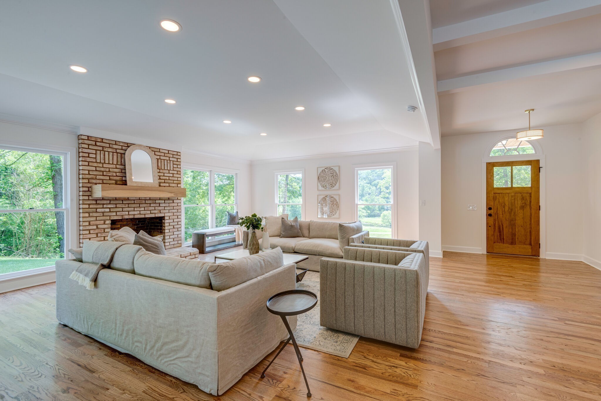 325 East Piney Road Dickson, TN 37055 - Photo 12 of 63 a living room with furniture and a fireplace