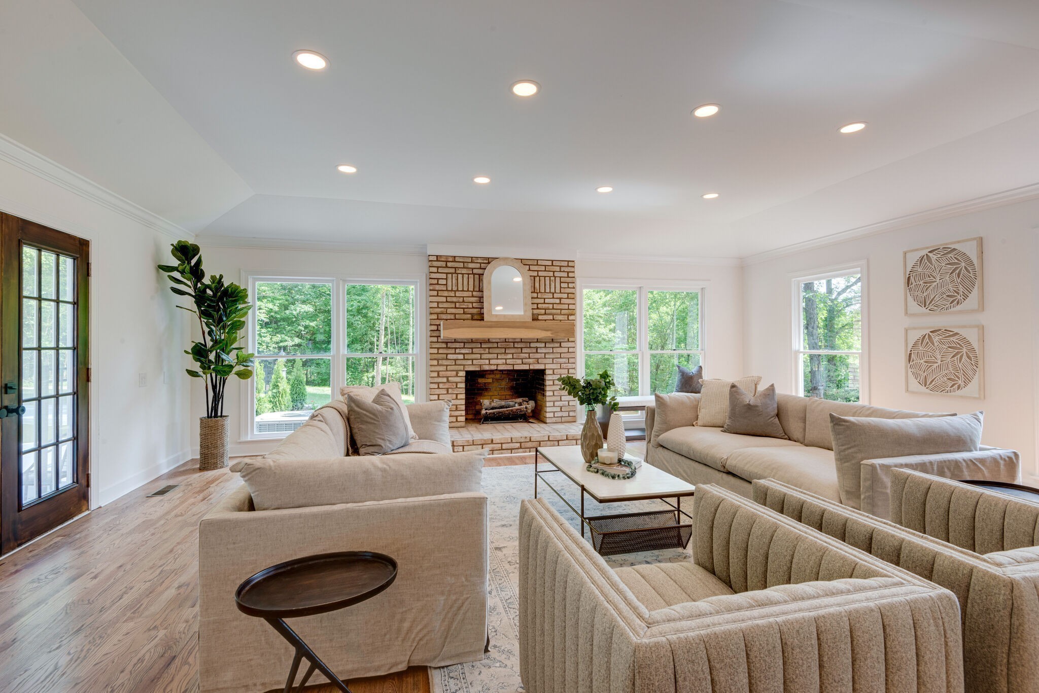 325 East Piney Road Dickson, TN 37055 - Photo 16 of 63 a living room with furniture and a fireplace
