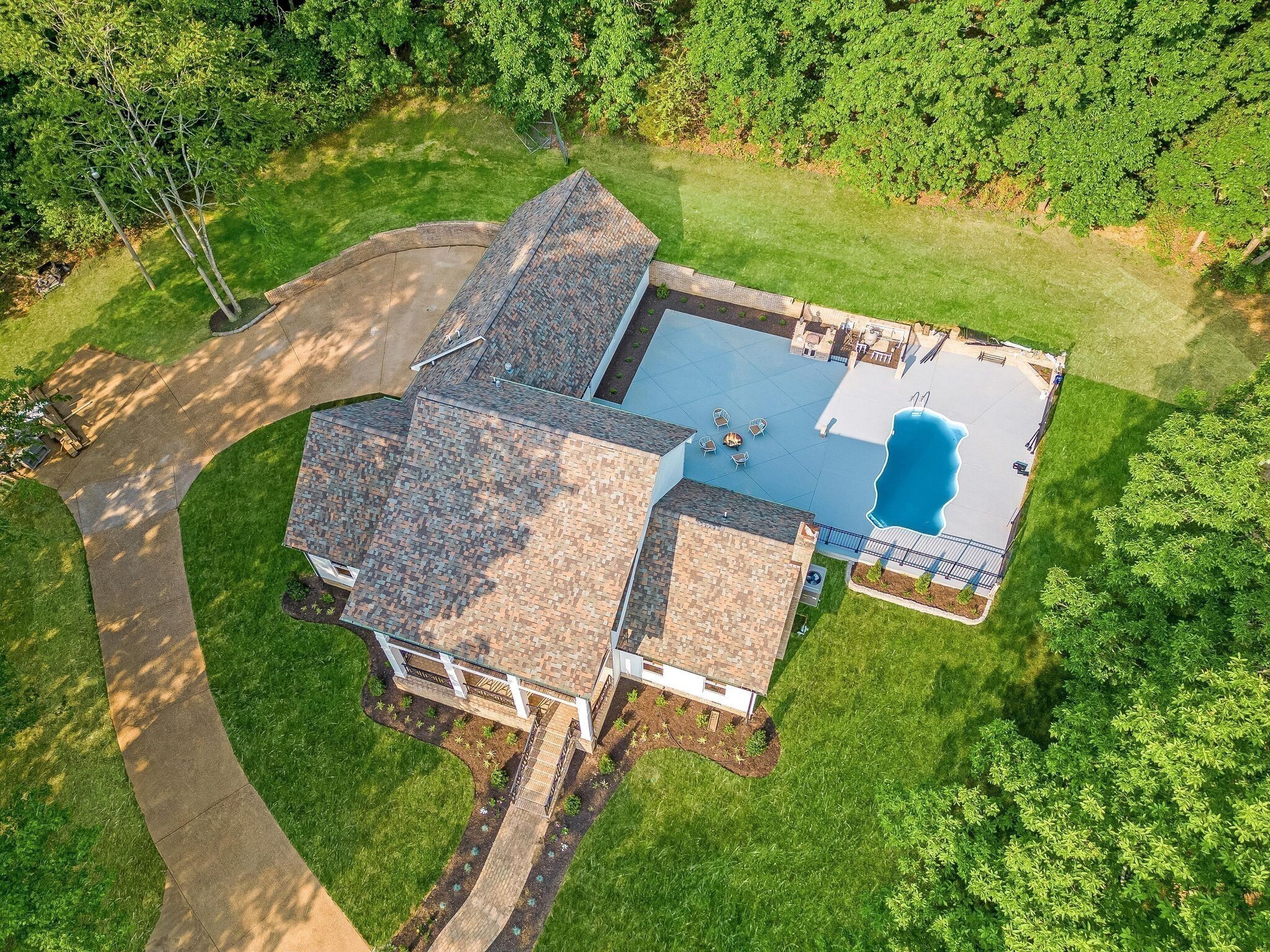 325 East Piney Road Dickson, TN 37055 - Photo 2 of 63 an aerial view of a house with outdoor space